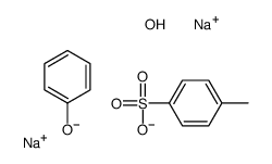 disodium,4-methylbenzenesulfonic acid,phenol,sulfate结构式