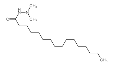 Hexadecanoic acid,2,2-dimethylhydrazide结构式