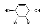 (1RS,2SR,3RS,4RS)-2,3-dibromocyclohex-5-ene-1,4-diol结构式