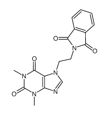 1,3-dimethyl-7-(2-phthalimido-ethyl)-3,7-dihydro-purine-2,6-dione结构式