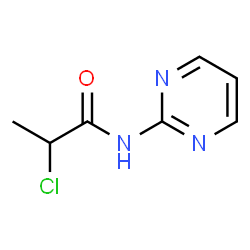 2-Chloro-n-(pyrimidin-2-yl)propanamide Structure