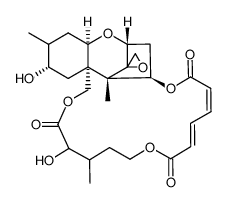 8α-hydroxy-9,10-dihydroverrucarin A结构式