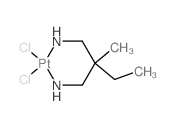 Platinum, dichloro (2-ethyl-2-methyl-1,3-propanediamine-N,N)-, (SP-4-2)- structure