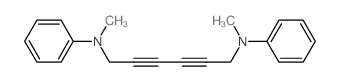 N,N-dimethyl-N,N-diphenyl-hexa-2,4-diyne-1,6-diamine structure