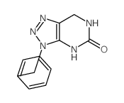 9-benzyl-2,4,7,8,9-pentazabicyclo[4.3.0]nona-1,6-dien-3-one Structure