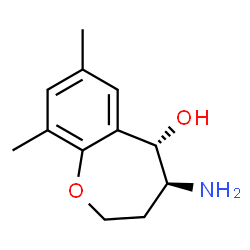 1-Benzoxepin-5-ol,4-amino-2,3,4,5-tetrahydro-7,9-dimethyl-,trans-(8CI) structure