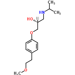 (R)-美托洛尔结构式