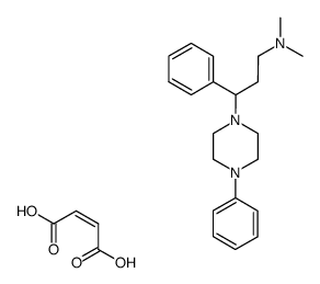 1-Piperazinepropanamine, N,N-dimethyl-gamma,4-diphenyl-, (Z)-2-butened ioate (1:2) Structure