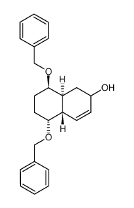 (4aS,5R,8R,8aS)-5,8-bis(benzyloxy)-1,2,4a,5,6,7,8,8a-octahydronaphthalen-2-ol Structure
