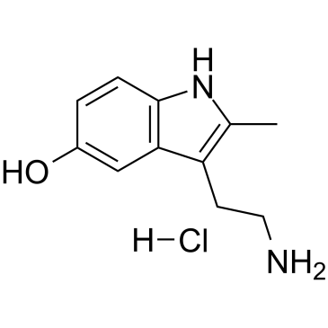 2-Methyl-5-HT hydrochloride结构式