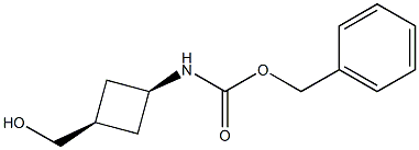 benzyl [cis-3-(hydroxyMethyl)cyclobutyl]carbaMate Structure