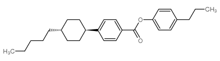 (4-propylphenyl) 4-(4-pentylcyclohexyl)benzoate Structure