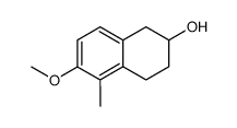 6-methoxy-5-methyl-1,2,3,4-tetrahydro-2-naphthalenol Structure