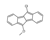 (10-chloro-indeno[2,1-a]inden-5-yl)-methyl ether结构式