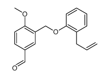 3-(2-ALLYL-PHENOXYMETHYL)-4-METHOXY-BENZALDEHYDE结构式