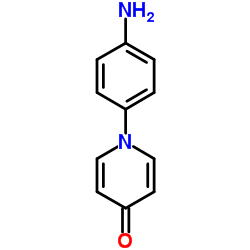 1-(4-Aminophenyl)-4(1H)-pyridinone结构式