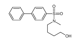 N-(4-hydroxybutyl)-N-methyl-4-phenylbenzenesulfonamide Structure