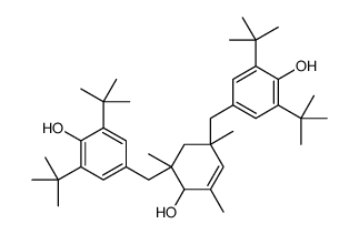 3,5-Bis-(3,5-di-tert-butyl-4-hydroxybenzyl)-mesitol structure