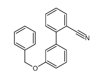 3'-(BENZYLOXY)[1,1'-BIPHENYL]-2-CARBONITRILE structure