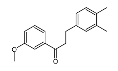 3-(3,4-DIMETHYLPHENYL)-3'-METHOXYPROPIOPHENONE Structure