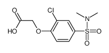 2-[2-chloro-4-(dimethylsulfamoyl)phenoxy]acetic acid Structure