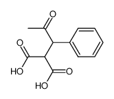 2-carboxy-3-phenyl-4-oxopentanoic acid结构式