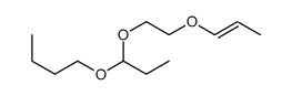 1-[1-(2-prop-1-enoxyethoxy)propoxy]butane结构式