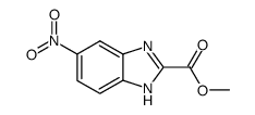 5-硝基-1H-苯并咪唑-2-甲酸甲酯结构式