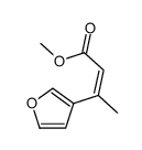 methyl 3-(furan-3-yl)but-2-enoate Structure