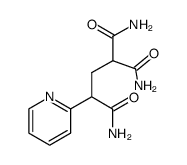 3-[2]pyridyl-propane-1,1,3-tricarboxylic acid triamide结构式