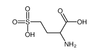 Butyric acid, 2-amino-4-sulfo-结构式