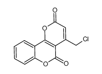 3-(chloromethyl)-2H-benzo[h]chromen-2-one Structure