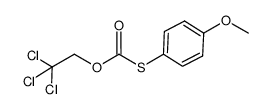 O-2,2,2-trichloroethyl S-4-methoxyphenyl carbonothioate Structure