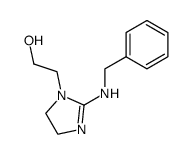 2-(2-benzylamino-4,5-dihydro-imidazol-1-yl)-ethanol Structure