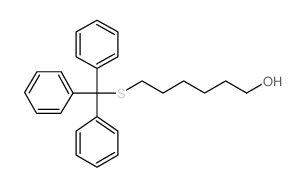 6-tritylsulfanylhexan-1-ol Structure