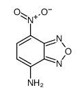 4-AMINO-7-NITRO-2,1,3-BENZOXADIAZOLE Structure