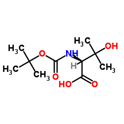 N-BOC-3-羟基-L-缬氨酸结构式