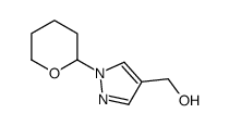 (1-(tetrahydro-2H-pyran-2-yl)-1H-pyrazol-4-yl)Methanol Structure