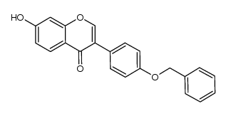 4'-O-benzyldaidzein结构式