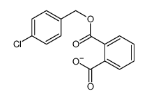 2-[(4-chlorophenyl)methoxycarbonyl]benzoate结构式