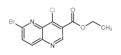 Ethyl 6-bromo-4-chloro-1,5-naphthyridine-3-carboxylate picture