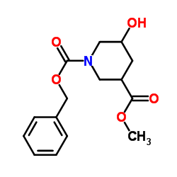 Methyl 1-Cbz-5-Hydroxypiperidine-3-carboxylate picture