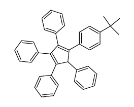 1-(4-tert-Butylphenyl)-2,3,4,5-tetraphenylcyclopenta-3,5-dien Structure