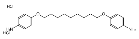 [4-[9-(4-azaniumylphenoxy)nonoxy]phenyl]azanium,dichloride结构式