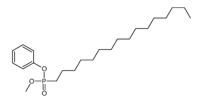 [hexadecyl(methoxy)phosphoryl]oxybenzene Structure