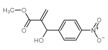 2-[HYDROXY-(4-NITRO-PHENYL)-METHYL]-ACRYLIC ACID METHYL ESTER Structure