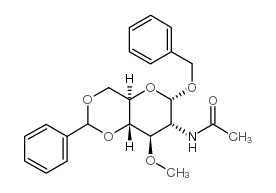 BENZYL 2-ACETAMIDO-4,6-O-BENZYLIDENE-2-DEOXY-3-O-METHYL-α-D-GLUCOPYRANOSIDE Structure