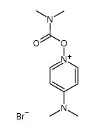 4-(dimethylamino)-1-((dimethylcarbamoyl)oxy)pyridin-1-ium bromide Structure