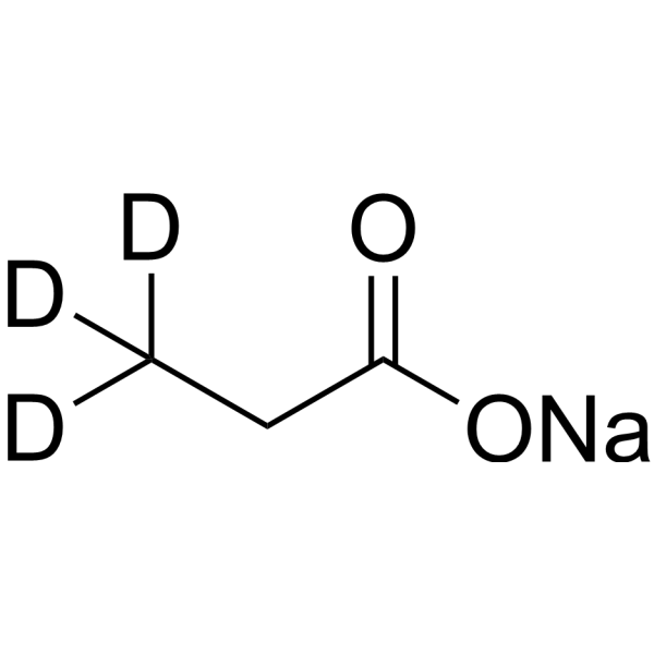 Sodium Propionate-d3结构式