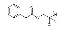 phenylacetic acid 2-deuterio-2,2-dichloroethyl ester Structure